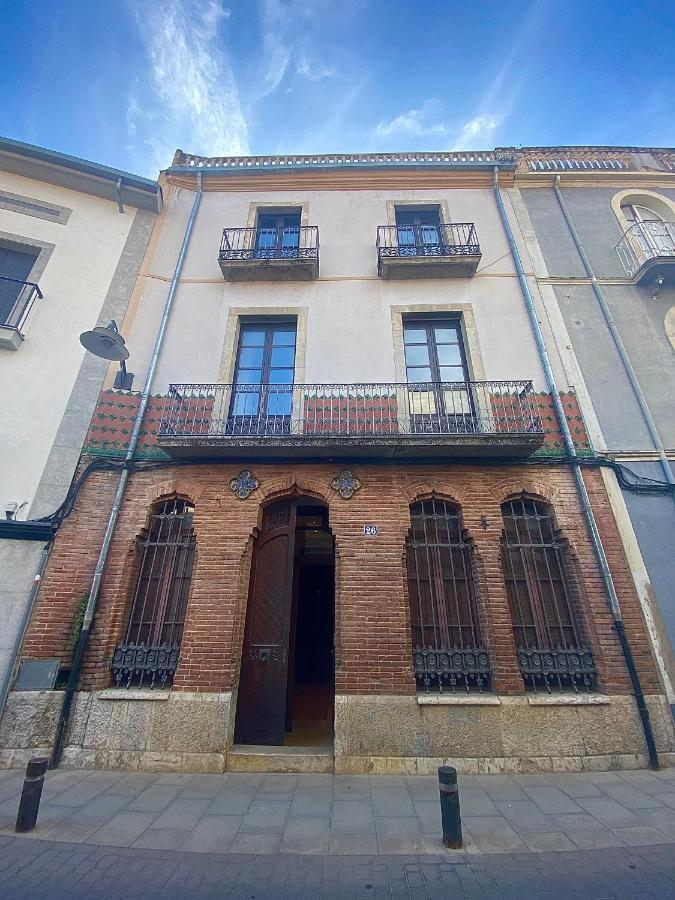 Ca N'Arago, Edificio Modernista Del Arquitecto Rafael Maso Apartment Santa Coloma De Farners Luaran gambar